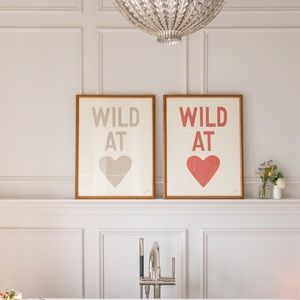 Red Jillian Harris Wild at Heart Print